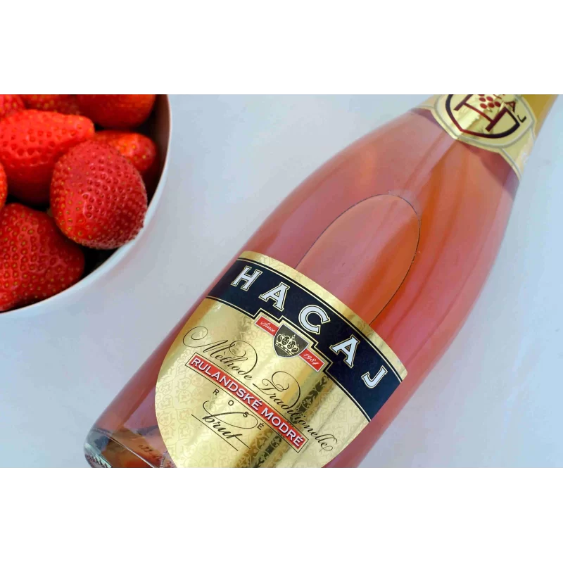 Rulandské modré 2015,  pestovateľský sekt - rosé
